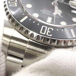 Rolex Stainless Steel Black Dial Sea-Dweller Watch 43 mm