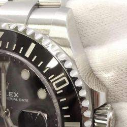 Rolex Stainless Steel Black Dial Sea-Dweller Watch 43 mm