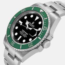 Rolex Submariner Starbucks Green Bezel Steel Men's Watch 126610LV 41 mm