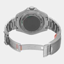 Pre Owned Rolex Black/Blue Stainless Steel Sea-Dweller Deepsea 116660 Automatic Men's Wristwatch 44mm