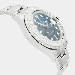 Rolex Blue Stainless Steel Yacht-Master  116622 Automatic Men's Wristwatch 40mm