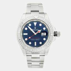 Rolex Blue Stainless Steel Yacht-Master  116622 Automatic Men's Wristwatch 40mm