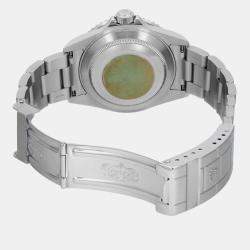 Rolex Black Stainless Steel Submariner 16610 Automatic Men's Wristwatch 40mm