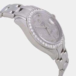 Rolex Meteorit Diamond Platinum Day-Date Automatic Men's Wristwatch 39 mm