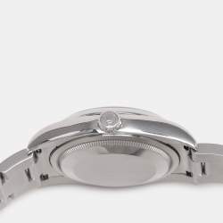 Pre Owned Rolex Silver Stainless Steel Oyster Perpetual M116000 Men's Wristwatch 36 mm