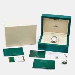 Pre Owned Rolex Silver  Datejust 116234 Automatic Men's Wristwatch