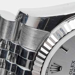 Pre Owned Rolex Silver  Datejust 116234 Automatic Men's Wristwatch