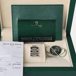 Rolex Black Stainless Steel Sea Dweller Automatic Men's Wristwatch 43 mm