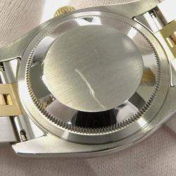 Rolex Champagne 18k Yellow Gold Stainless Steel Datejust  Automatic Men's Wristwatch 36 mm