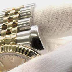 Rolex Champagne 18k Yellow Gold Stainless Steel Datejust  Automatic Men's Wristwatch 36 mm