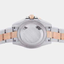 Rolex Black 18k Rose Gold Stainless Steel GMT-Master II Automatic Men's Wristwatch 40 mm