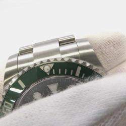 Rolex Green Stainless Steel Submariner Automatic Men's Wristwatch 40 mm