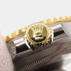 Rolex Blue 18k Yellow Gold Stainless Steel Submariner Automatic Men's Wristwatch 41 mm