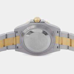 Rolex Blue 18k Yellow Gold Stainless Steel Submariner Automatic Men's Wristwatch 41 mm