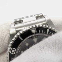 Rolex Black Stainless Steel Submariner Automatic Men's Wristwatch 40 mm