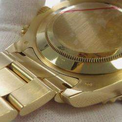 Rolex White 18K Yellow Gold Yacht-Master II Automatic Men's Wristwatch 44 mm
