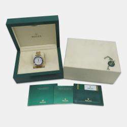 Rolex White 18K Yellow Gold Yacht-Master II Automatic Men's Wristwatch 44 mm