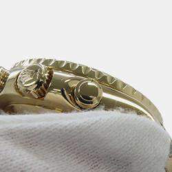Rolex White 18K Yellow Gold Yacht-Master II Automatic Men's Wristwatch 44 mm