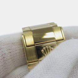 Rolex White 18K Yellow Gold Yacht-Master II Automatic Men's Wristwatch 44 mm