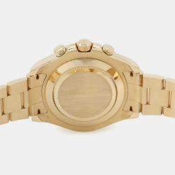 Rolex White 18K Yellow Gold Yacht-Master II Automatic Men's Wristwatch 44 mm