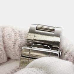 Rolex White Stainless Steel Explorer II 16570 Automatic Men's Wristwatch 40 mm