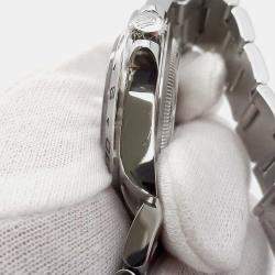 Rolex White Stainless Steel Explorer II 16570 Automatic Men's Wristwatch 40 mm