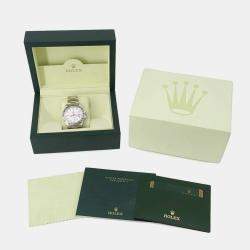 Rolex White Stainless Steel Explorer II 16570 Automatic Men's Wristwatch 40 mm