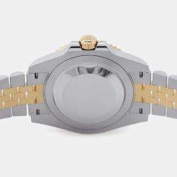 Rolex Black 18k Yellow Gold Stainless Steel GMT-Master II 126713GRNR Automatic Men's Wristwatch 40 mm
