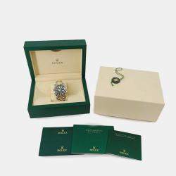 Rolex Black 18k Yellow Gold Stainless Steel GMT-Master II 126713GRNR Automatic Men's Wristwatch 40 mm