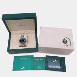 Rolex Black Stainless Steel GMT-Master II Automatic Men's Wristwatch 40 mm