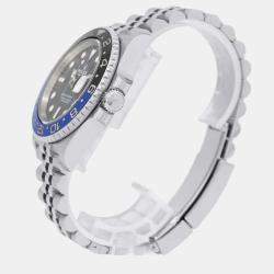 Rolex Black Stainless Steel GMT-Master II Automatic Men's Wristwatch 40 mm
