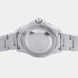 Rolex Grey Stainless Steel Yacht-Master Automatic Men's Wristwatch 40 mm