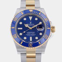 Rolex Blue Yellow Gold Stainless Steel Submariner 126613LB Automatic Men's Wristwatch 41mm