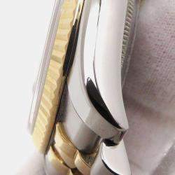 Rolex Blue 18k Yellow Gold Stainless Steel Datejust 116233 Automatic Men's Wristwatch 36mm