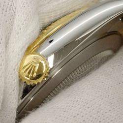 Rolex Grey 18k Yellow Gold Stainless Steel Datejust 126333 Automatic Men's Wristwatch 41mm