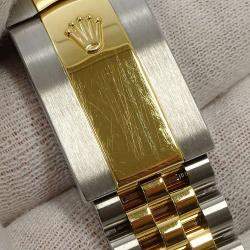 Rolex Grey 18k Yellow Gold Stainless Steel Datejust 126333 Automatic Men's Wristwatch 41mm