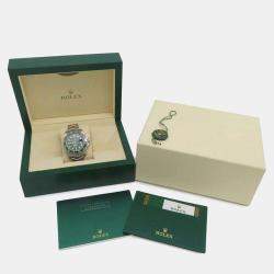 Rolex Green Stainless Steel Submariner 116610LV Automatic Men's Wristwatch 40mm