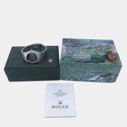 Rolex Black Stainless Steel Datejust 16200 Automatic Men's Wristwatch 36mm