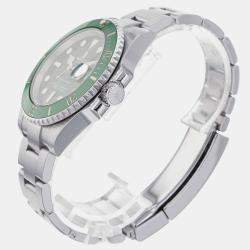 Rolex Green Stainless Steel Submariner 116610LV Automatic Men's Wristwatch 40mm