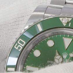Rolex Green Stainless Steel Submariner 116610LV Automatic Men's Wristwatch 40mm