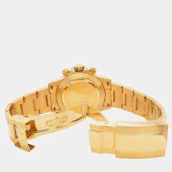 Rolex Custom Black 4.8ct Diamonds 18K Yellow Gold Cosmograph Daytona 116528 Automatic Men's Wristwatch 40mm