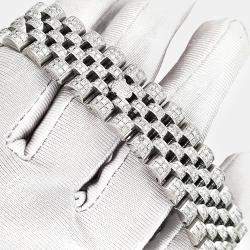 Rolex Custom Chocolate  10.2ct Diamonds Stainless Steel Datejust 116200 Automatic Men's Wristwatch 36mm