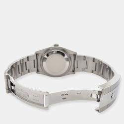 Rolex Custom Rhodium Gray 2.5CT Diamond Stainless Steel Datejust 116200 Automatic Men's Wristwatch 36mm