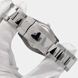 Rolex Custom White MOP 2.5CT Diamond Stainless Steel Datejust 116200 Automatic Men's Wristwatch 36mm