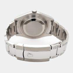 Rolex Custom 5ct Diamond Stainless Steel Datejust II 116300 Automatic Men's Wristwatch 41 mm