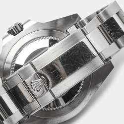 Pre Owned Rolex Black Stainless Steel GMT-Master II 116710 Men's Wristwatch 40 mm