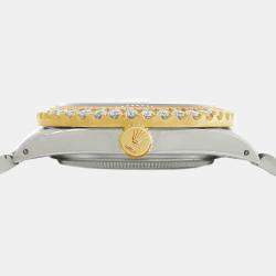 Rolex Custom Champagne 3.10CT Diamond 18K Yellow Gold Stainless Steel Datejust  Automatic Men's Wristwatch 36mm