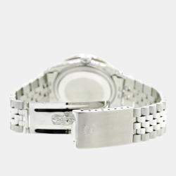 Rolex Custom Navy Blue 3.05CT Diamond Stainless Steel Datejust  Automatic Men's Wristwatch 36MM