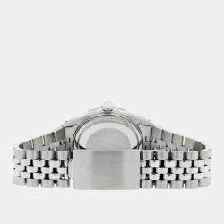 Rolex Custom Lavender Diamond Stainless Steel Datejust  Automatic Men's Wristwatch 36MM