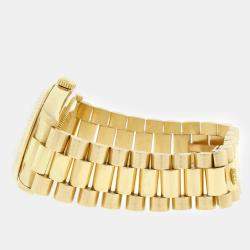 Rolex Customised Champagne Diamond 18K Yellow Gold Day-Date  Automatic Men's Wristwatch 36MM